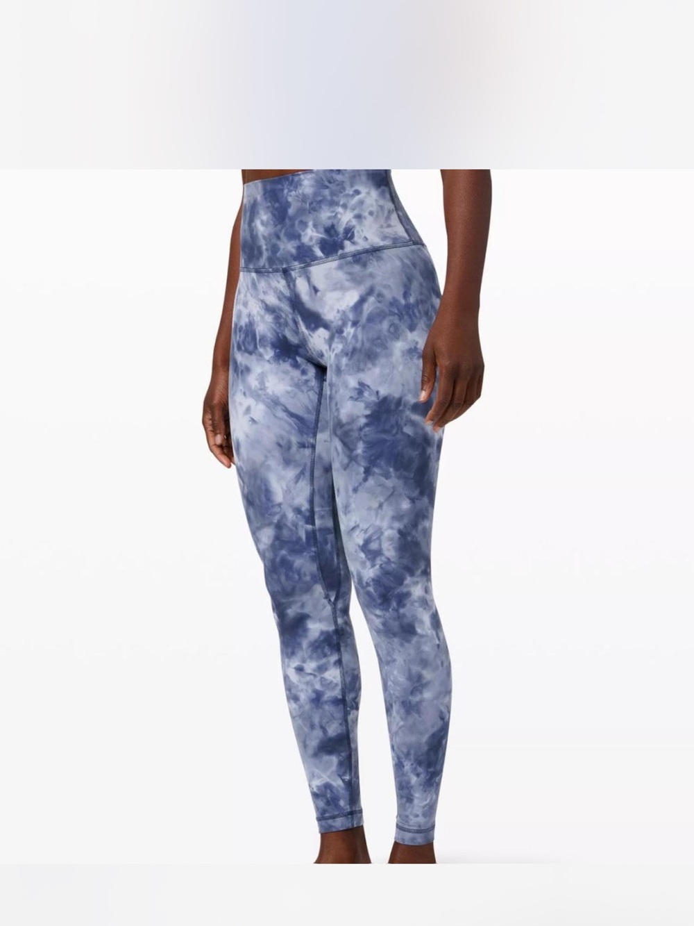 lululemon athletica Tie-Dye Blue Leggings